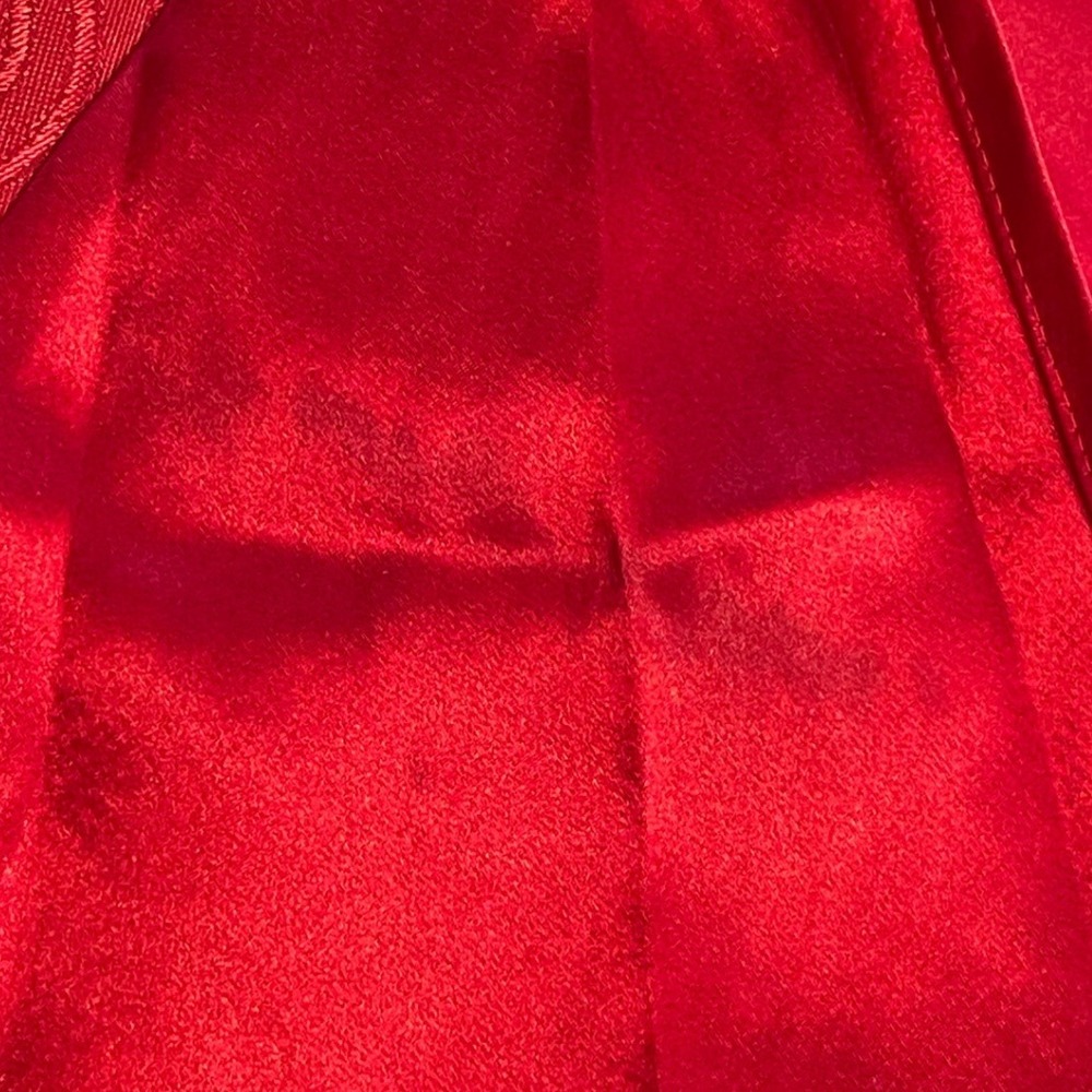 FLAWS Vintage Victoria's Secret Gold Label Sheer Satin 3 Piece Set Robe Large - Picture 16 of 16
